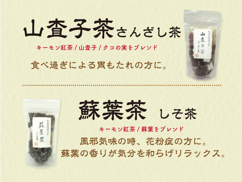 《薬膳茶ギフト》薬膳茶10包入り×2点セット 6種類から選べる(大棗茶 陳皮茶 桂皮茶 山査子茶 蘇葉茶 薄荷茶)紅茶 薬膳茶
