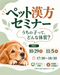 【オンライン】ペット漢方セミナー|うちの子って、どんな体質?