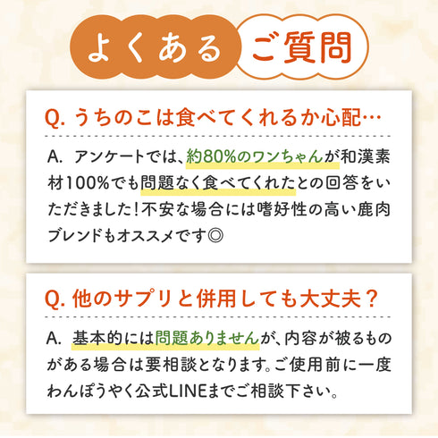 ピタッとサプリ 和漢(20g/50g)鹿肉(50g/100g) 【動物病院取扱】お腹が弱い ウンチがゆるい おなか アレルギー ストレス 環境の変化 アレルギー 犬用サプリメント ペットサプリ ふりかけ ペット和漢 鹿肉 国産 天然素材 食品添加物無添加 健康サプリ わんぽうやく